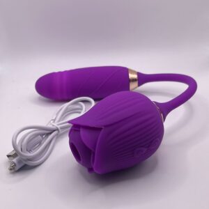 Vibromasseur Lilas — Double Stimulation Classique