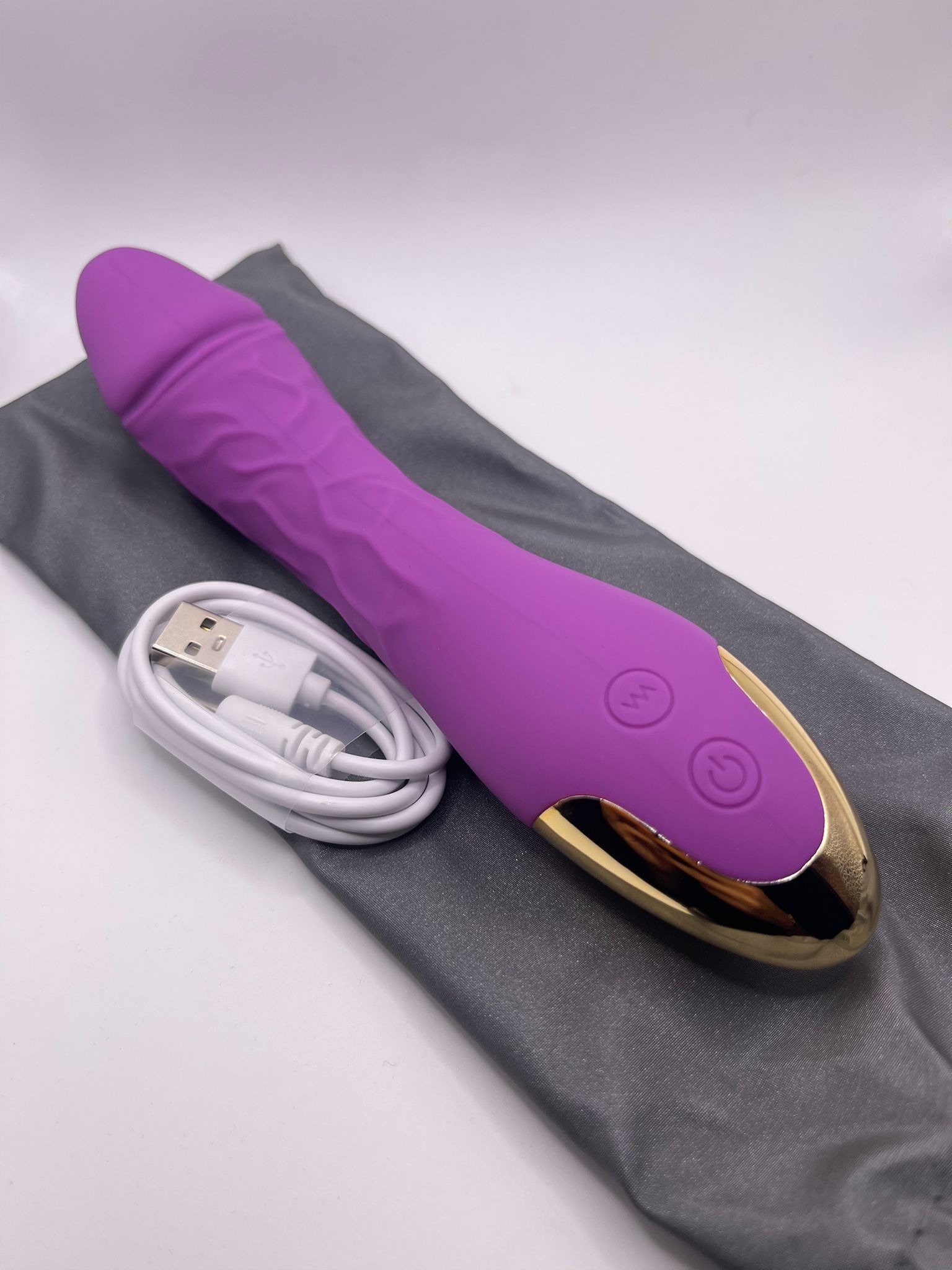 Vibromasseur The Purple — Dildo Vibrant Violet – Image 2