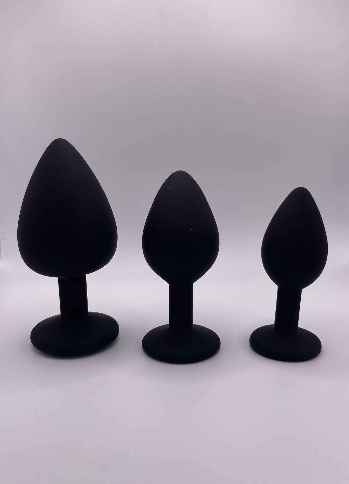 Pack Plug Anal Silicone — 3 Tailles Pierre Déco – Image 2