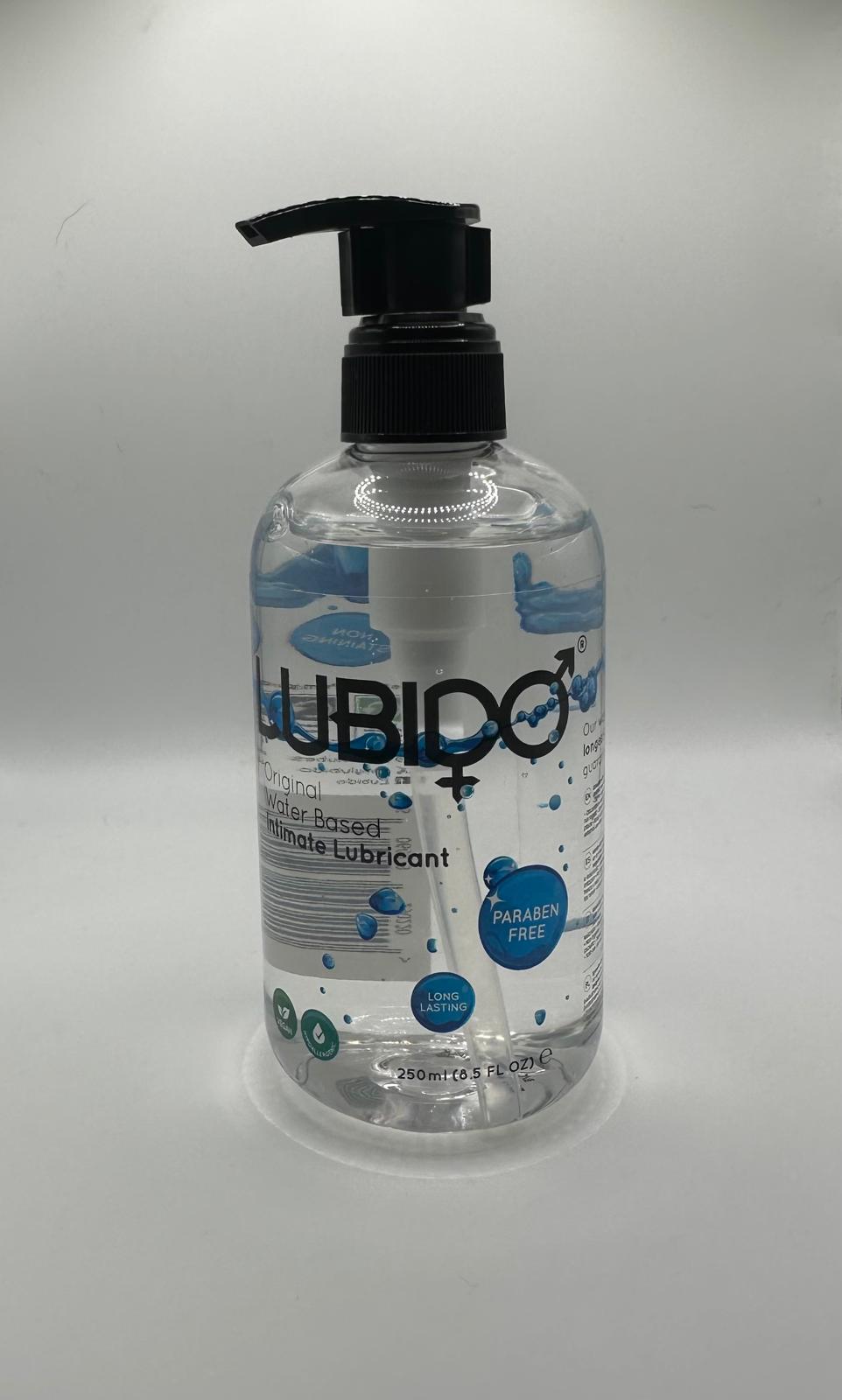 Lubido Original – Lubrifiant Intime à Base d'Eau 250 ml (Vegan & Sans Paraben)